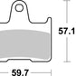 Sbs RQ Road Racing Carbon Tech Brake Pad For BMW M 1000 RR 2021-2024 984RQ