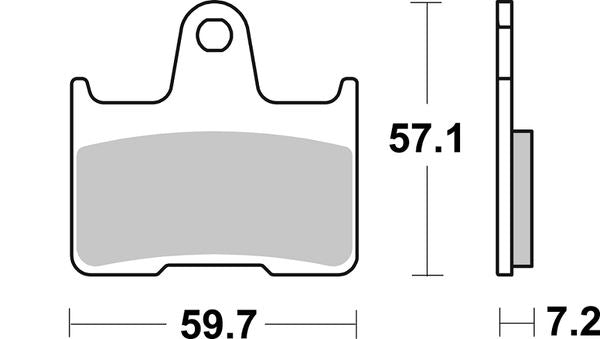 Sbs RQ Road Racing Carbon Tech Brake Pad For BMW M 1000 RR 2021-2024 984RQ