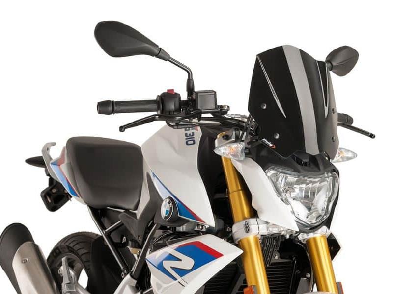 PUIG New Generation Sport Screen Black for BMW G310 R 16-25 8920N