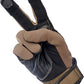 Biltwell Motorcycle Gloves Baja Chocolate/Black