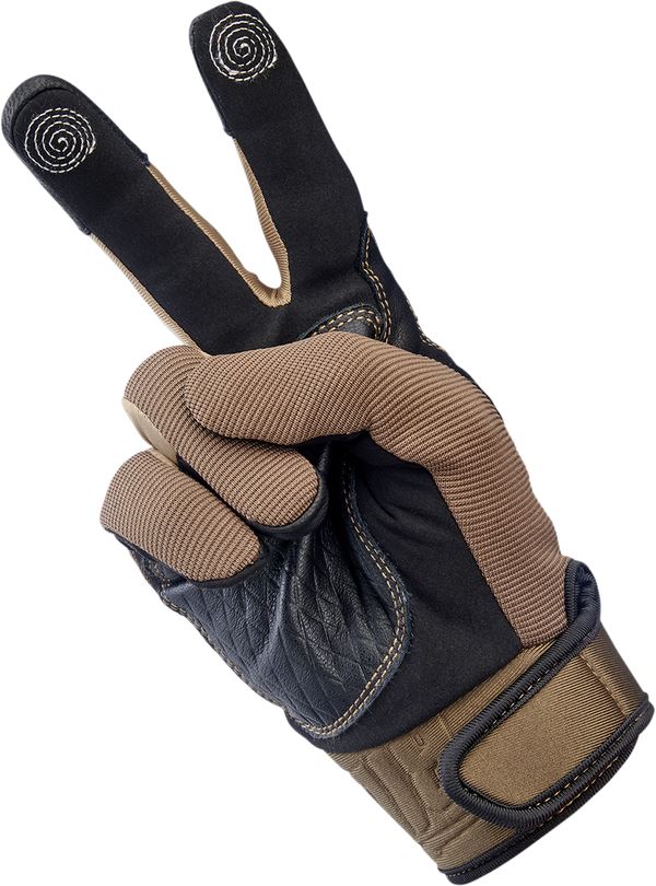 Biltwell Motorcycle Gloves Baja Chocolate/Black