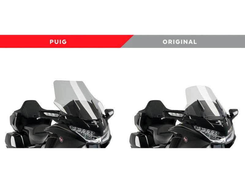 PUIG Touring Screen Dark Smoke for Honda Goldwing GL1800 18-25 3160F