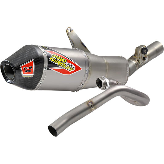 PRO CIRCUIT TI-6 Pro Titanium Exhaust System With Carbon End Caps For Honda CRF450R 21