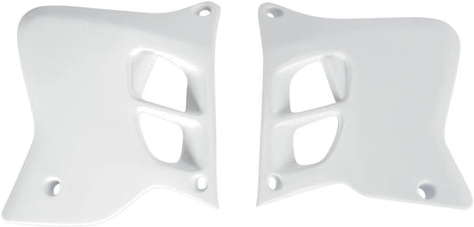 UFO RADIATOR COVERS YAMAHA YZ125/250 WHITE YA02856-046