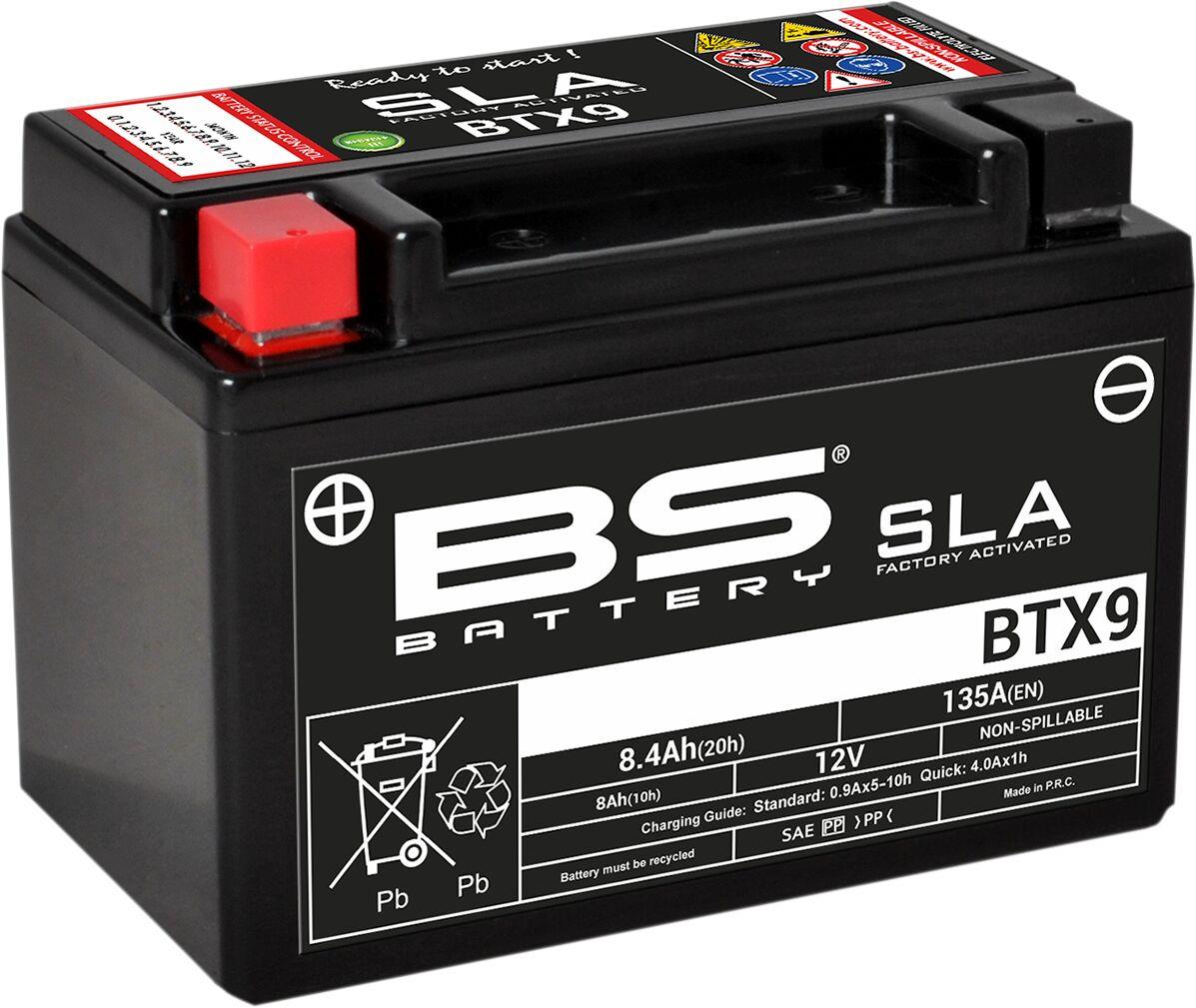 BS Battery SLA Factory Activated AGM Battery For Honda TRX 250 TE 85-25 300674