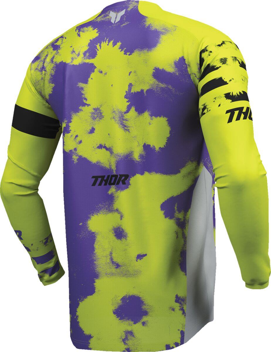 THOR Youth Launchmode Bleach Jersey Purple/Yellow