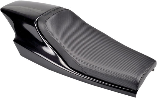 Saddlemen Vintage Black Solo Seat With Fiberglass Back For Custom Models Z4210