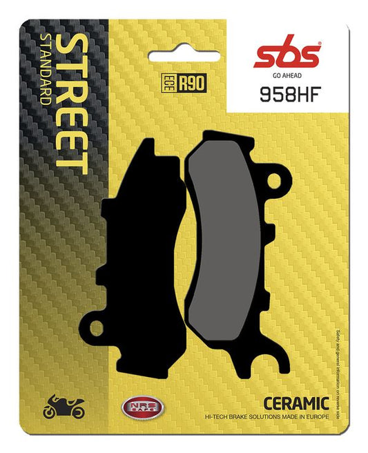 Sbs HF Street Ceramic Organic Brake Pads For Honda CB 125 F CBS 2017-2021 958HF