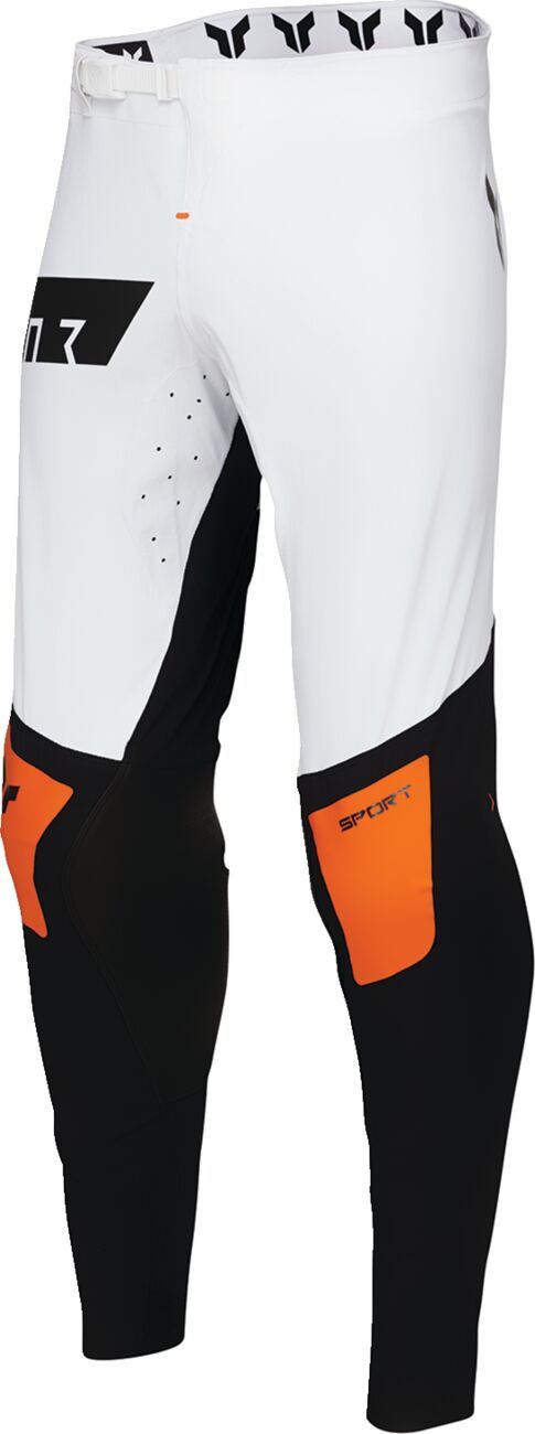 THOR SPORTMODE Rogue MX Pants WHITE/OR 2025 Model