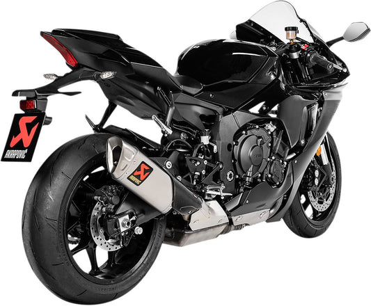 Akrapovic Slip-On Line Muffler TI For Yamaha YZF-R1 1000 15-24 S-Y10SO18-HAPLT