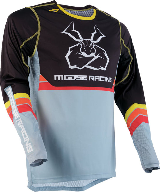 Moose Racing Jersey Agroid Grey/Yellow 24 Model