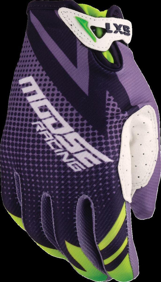 Moose Racing Gloves Youth Sx1 Purple/Green