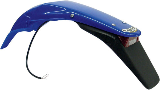 UFO ENDURO REAR FENDER W/ STOP-TAILLIGHT YAMAHA WR250/450F REFELX-BLUE YA03868089