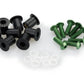 PUIG Anodized Screen Screw Set w/ Silentblocks Green Universal 0957V