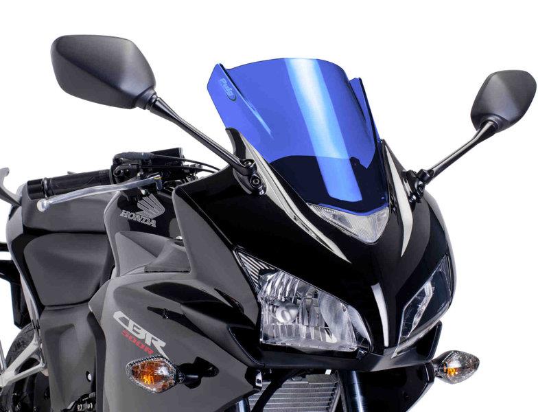 PUIG Z-Racing Screen Blue for Honda CBR500 R 13-15 6479A