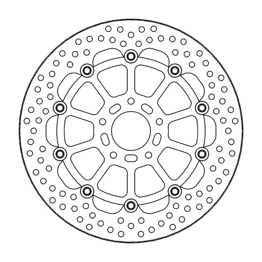 Moto-Master Halo Series Floating Rotor For KTM Duke 790 2018-2024 112320