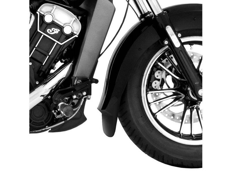 PUIG Front Fender Extender Black for Indian Scout 15-25 9825N