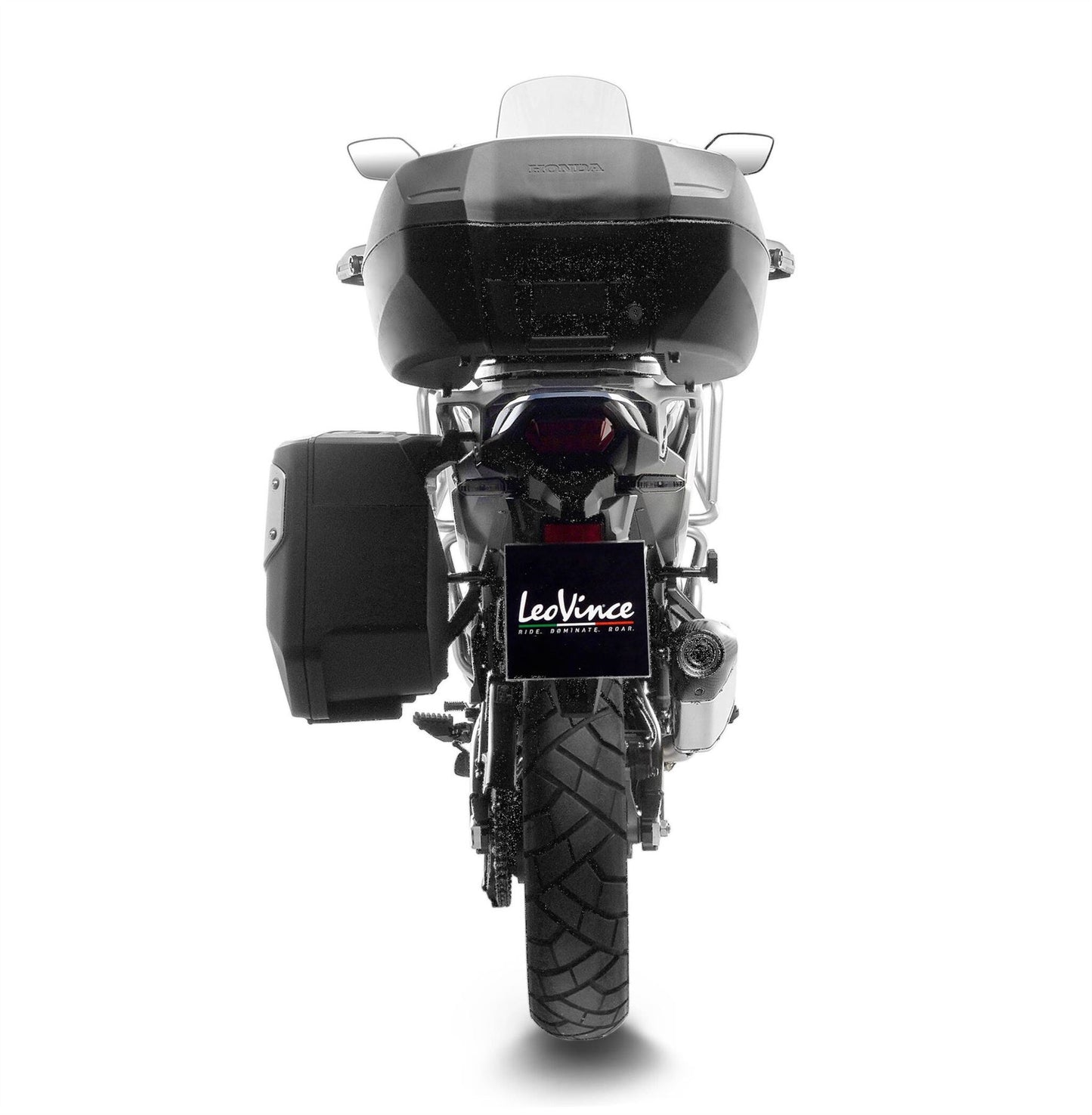 Leovince Muffler Lv-14 For Honda Xl 750 23-24 Silver Stainless Steel 15601
