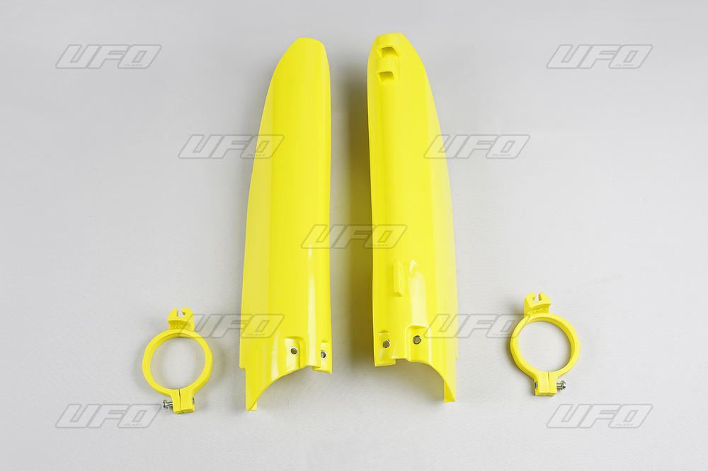 UFO FORK SLIDER PROTECTORS SUZUKI RM125/250 RM-YELLOW SU03905102