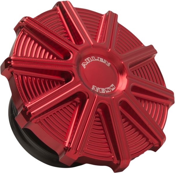 Arlen Ness Vented Gas Cap 10G Red Aluminum For HD FXLRS 1923 91-24 701-006