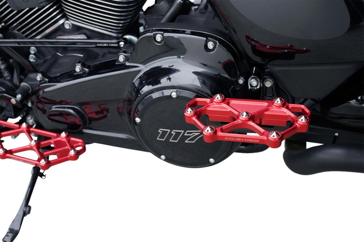 Arlen Ness Diamond Floorboards For Harley Davidson FLHRXS 1868 ABS 1983-2024 Red 410-062