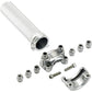Biltwell Cast Whiskey Throttle 1" Dual - Polished For V-Twin Motorcycle
