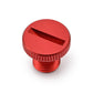 Daytona Mirror Plug Bolt Red M10 x 1.25 Right CNC Aluminum Hole Plug 80941