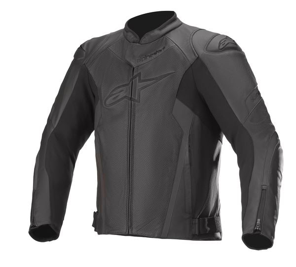 Alpinestars Faster Airflow V2 Leather Riding Jacket Black