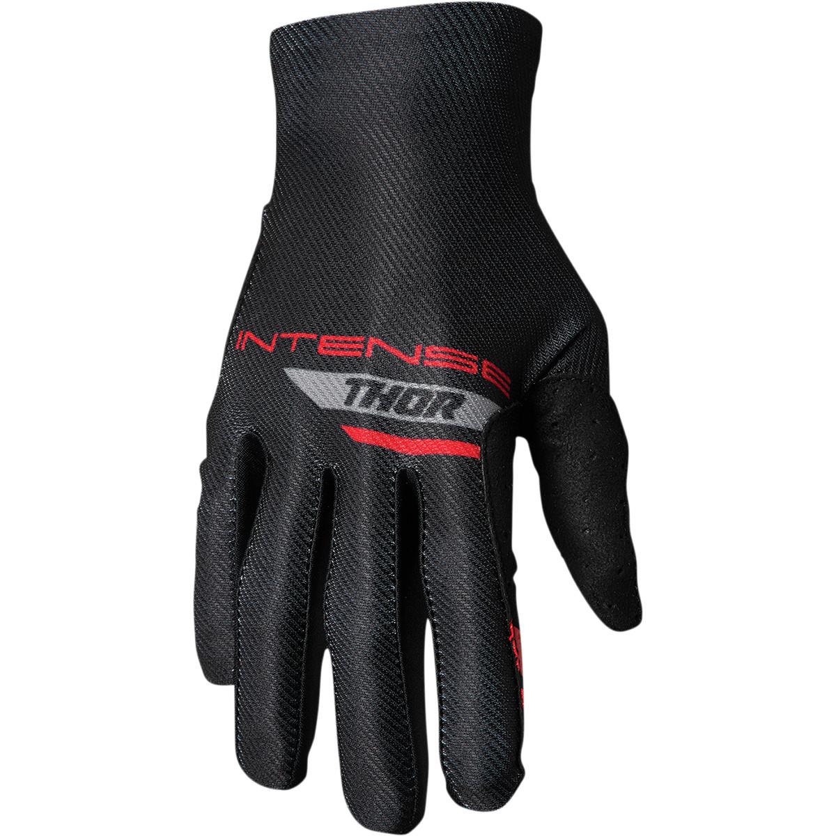 Thor MX Intense Team Gloves Black - Red 2022 Model