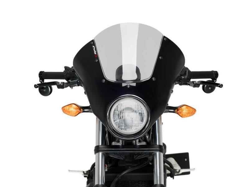 PUIG Dark Night Screen Dark Smoke for Honda CMX500 Rebel 17-19 21100F