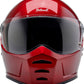 BILTWELL Lane Splitter Red Motorcycle Helmet