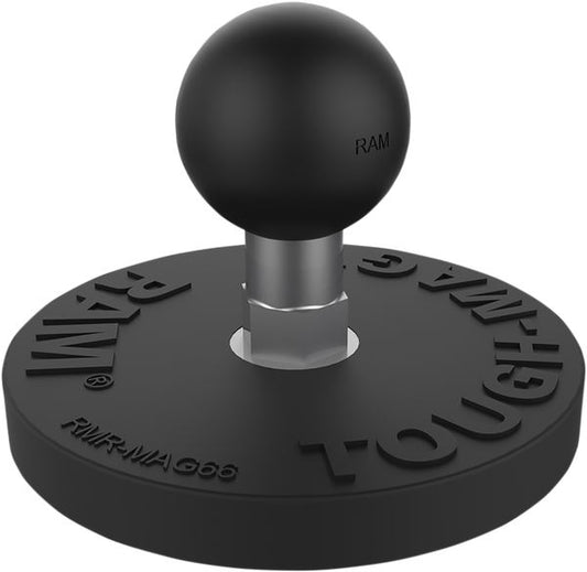 RAM MOUNT RAM® Tough-Mag™ Ball Base Black 66 mm (2-5/8")