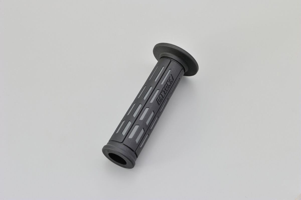 Daytona Grippy Grip GGD-Tapered-SP Open End Grips 22.2mm Black/Grey Pair 25168