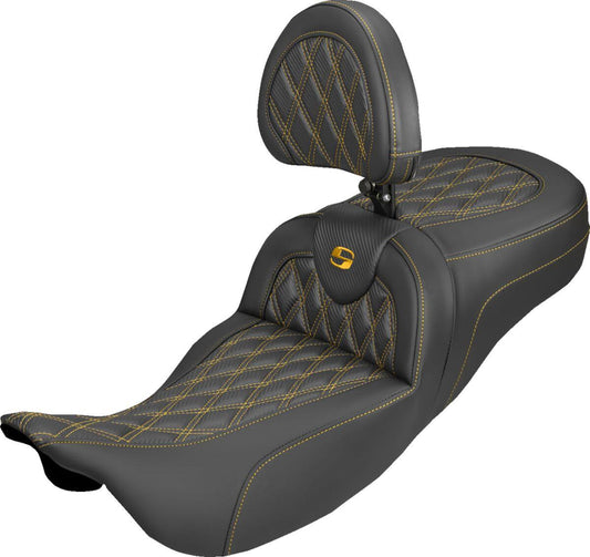 Saddlemen Roadsofa Carbon Fiber Seat For Harley FLHRXS 1868 08-25 808-07B-207B7
