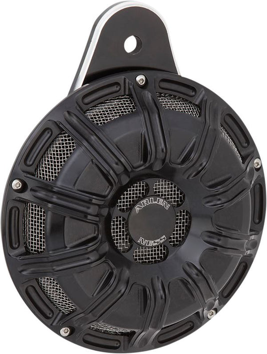 Arlen Ness Billet Horn Aluminum Black Chrome For HD FXLRS 1923 91-24 70-266