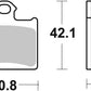 Sbs SI Offroad Sintered Brake Pads For KTM Freeride E-XC 2011-2023 872SI