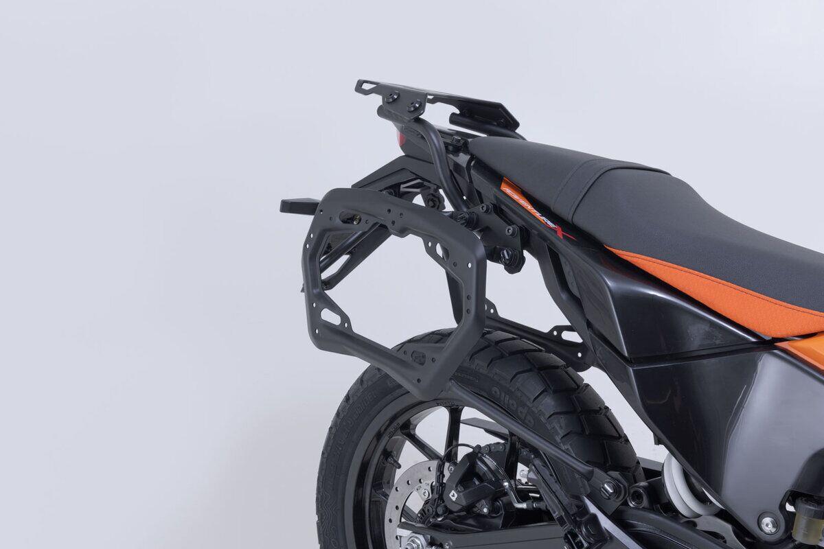 SW MOTECH PRO Side Carrier Set Left & Right Black Steel KFT.04.417.30000/B