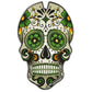 Puig Skull Tank Pad Green 6628O