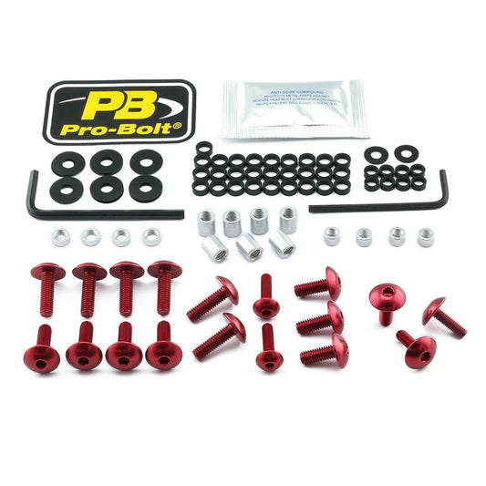 Pro Bolt Aluminium Fairing Bolt Kit For Suzuki GSX 1300 R 2012-2015 FSU310R