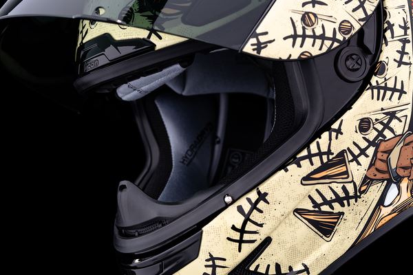 ICON Airframe Pro™ TopShelf Red Motorcycle Helmet