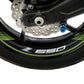PUIG Wheel Rim Stickers Green for Kawasaki Z650 17-25 9290V
