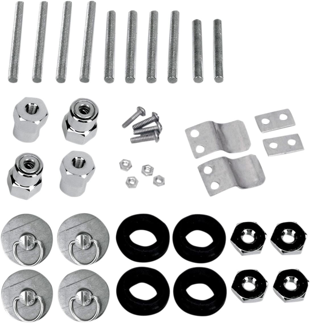 Saddlemen S4 Quick-Disconnect Saddlebag Docking Post and Fastener Kit (3501-0337)