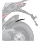 Puig Rear Mudguard Extender Matt Black 20360H