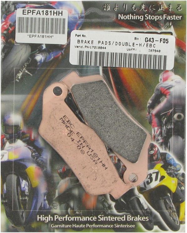 Ebc Extreme Performance Brake Pads For Husqvarna FC 450 1992-2024 EPFA181HH