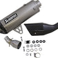 Akrapovic Slip-On Line Scooter Muffler TI/CF For BMW C 400 GT 18-20 S-B4SO2-HRT