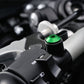 Daytona Mirror Plug Bolt Green M10 x 1.25 Right CNC Aluminum Hole Plug 99800