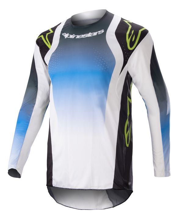 Alpinestars Techstar Push Jersey White Green Black Blue