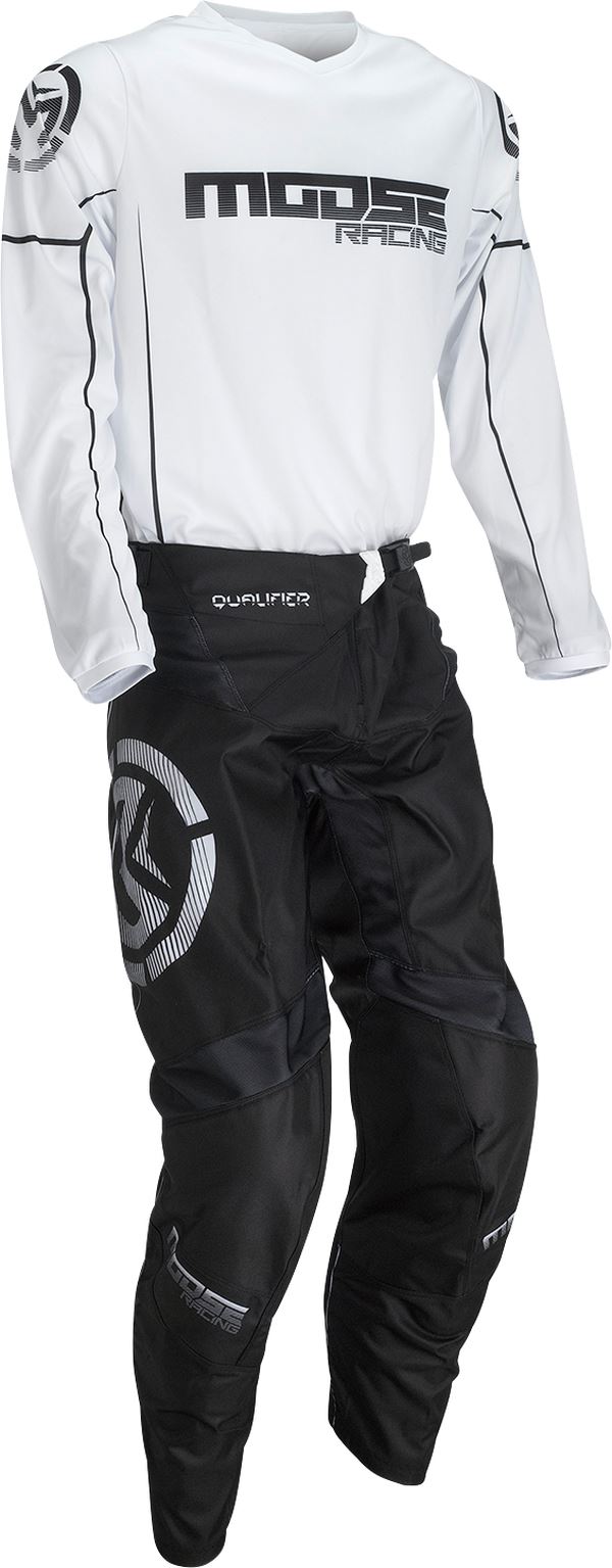 Moose Racing Jersey Qualifier Black/White 24 Model