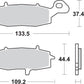 Sbs HS Street Excel Sintered Front Brake Pads For Suzuki DL 650 1995-2020 705HS