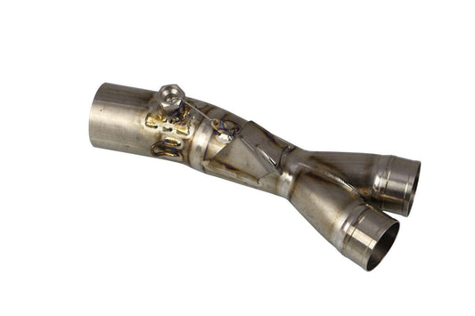 Akrapovic Link Pipe Silver Titanium For Yamaha Yzf-R6 2008-2019 L-Y6e9